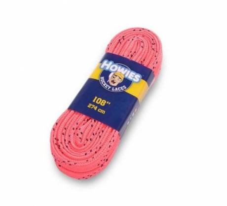 Howies colored Cloth Molded Tip laces Schnürsenkel pink